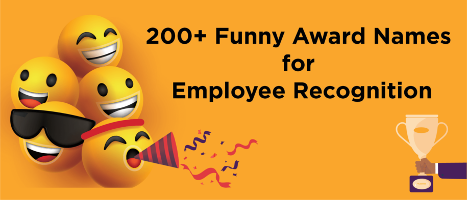 Thanks, Employee Appreciation, and Recognition HR SaaS platform 200 Funny  Award Names For Employee Recognition Human resources blog Employee  engagement blog Employee appreciation blog Employee recognition blog  Company culture improvement blog Social